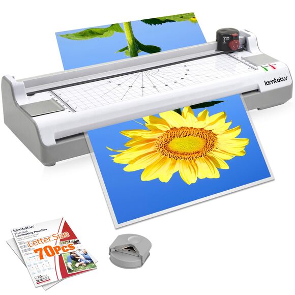 NWT 11x17 Laminator Machine with 70 Sheets, Hot & Cold 13-Inch Thermal - Picture 1 of 7
